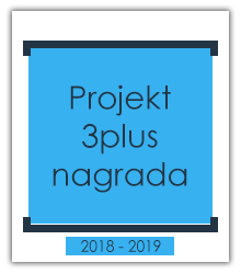 Projekt 3plus nagrada, 2018 - 2019