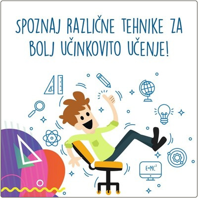 Spoznaj različne tehnike za bolj učinkovito učenje!