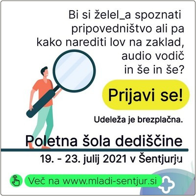 Prijavi se na poletno šolo dediščine!