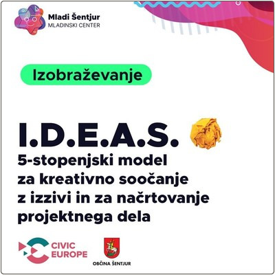 Udeležba na delavnicah je brezplačna in poteka v okviru projekta Zasij (Rise & Shine), ki ga financira Civic Europe.