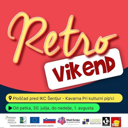 Ta vikend te vabimo na Retro vikend!