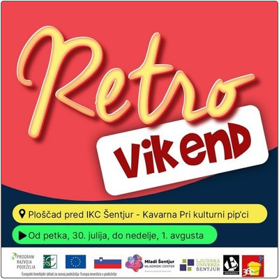 Ta vikend te vabimo na Retro vikend!