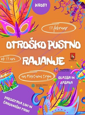Prihaja pustno rajanje ob 17.00