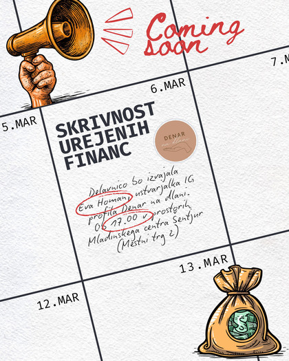 Delavnica bo v petek 6.3. ob 17.00