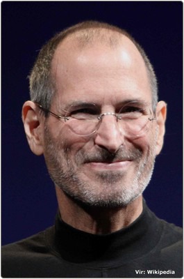 Steve Jobs ameriški računalnikar in poslovnež (Vir: Wikipedia).