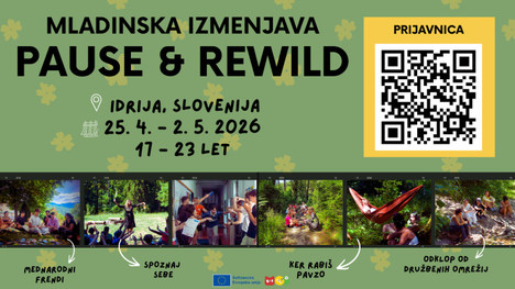 Mladinska izmenjava, prijave do 5.4. 