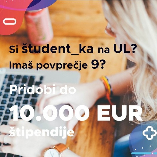 Štipendije so namenjene študentom Univerze v Ljubljani (državljanom Republike Slovenije), ki dosegajo nadpovprečne študijske rezultate.